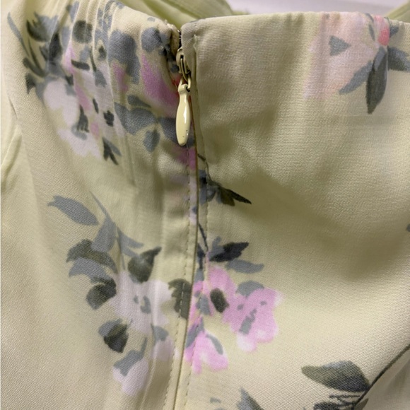 Abercrombie & Fitch Floral Halter Neck Green Midi Dress Small Petite - Picture 7 of 9